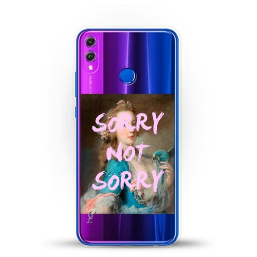 фото Силиконовый чехол sorry на honor 8x andy & paul