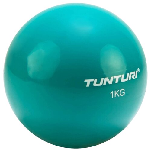 фото Мяч для йоги tunturi yoga toningball 1 кг, бирюзовый