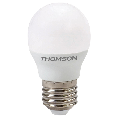 фото Thomson лампа светодиодная thomson e27 8w 4000k шар матовая th-b2040