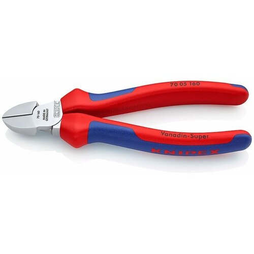 Бокорезы, 160 мм, хром, 2-комп ручки Knipex