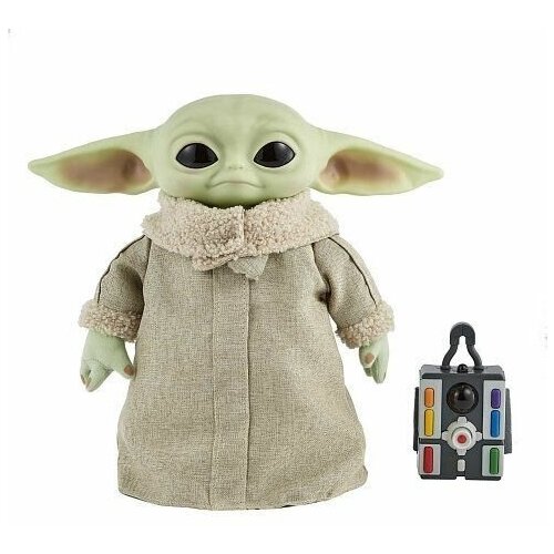 Малыш Йода Грогу фигурка 30 см интерактивная, Star Wars The Child Real Moves Plush