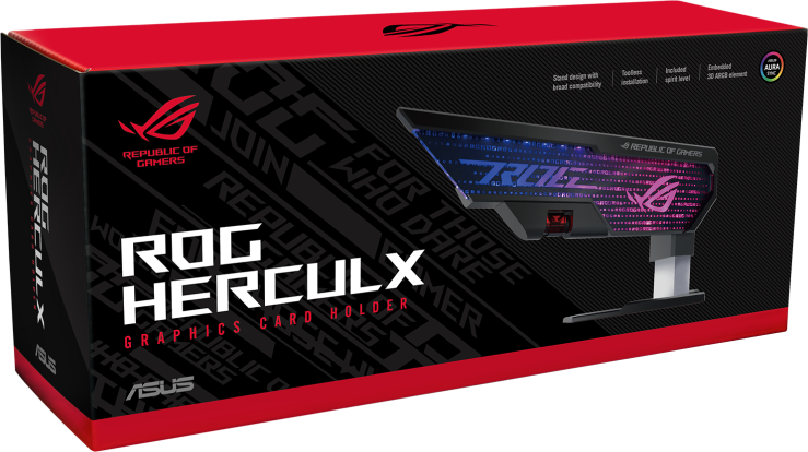 Держатель для видеокарты Asus ROG Herculx Graphics Card Holder (XH01)