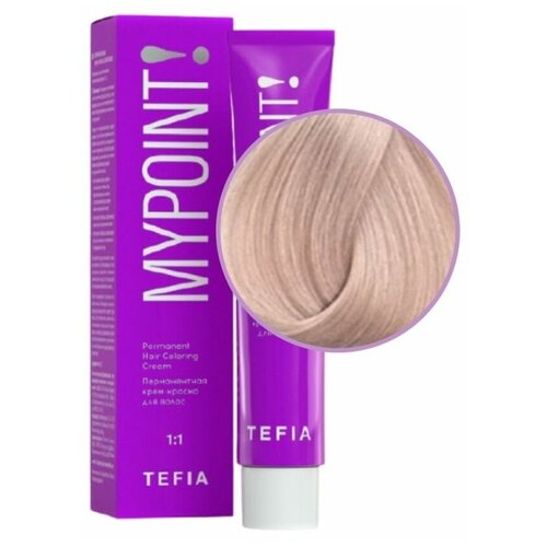 Tefia Mypoint гель-краска для волос Tone On Tone, 10.6 экстра светлый блондин махагоновый tefia гель краска для волос тон в тон 60 мл tefia окрашивание