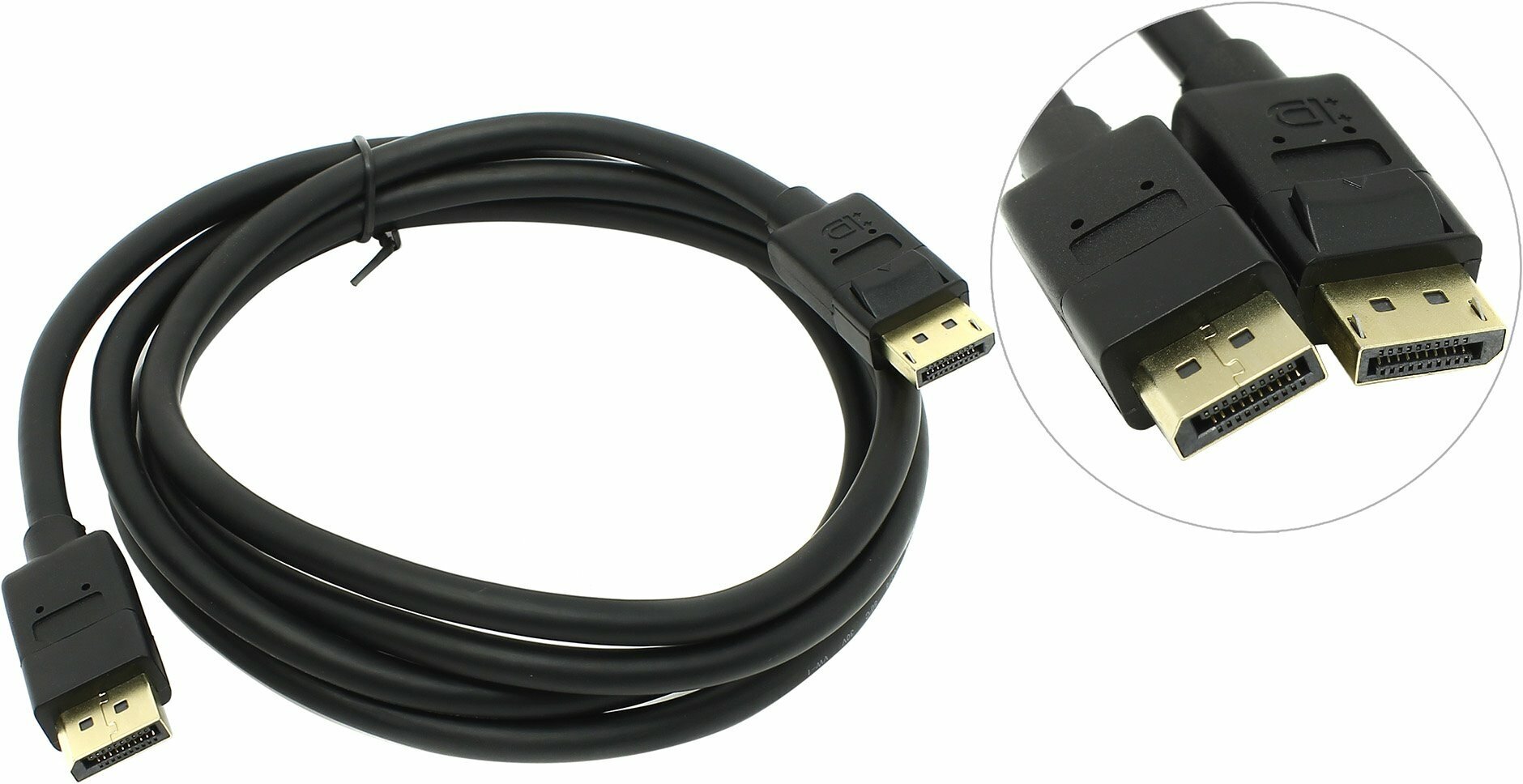 Кабель VCOM DisplayPort - DisplayPort (VHD6220), 1.8 м, 1 шт., черный - фотография № 10