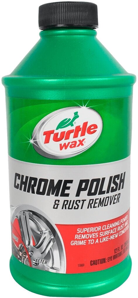 Полироль TURTLE WAX для хромированных деталей 355мл TW-280