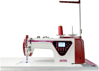 Промышленная прямострочная швейная машина Aurora F5H для средних и тяжелых тканей cо стандартным столом