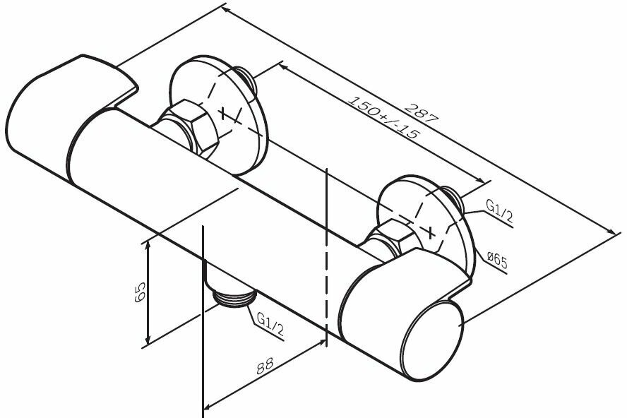 Смеситель для душа Am.Pm X-Joy F85A40000 - фото №11
