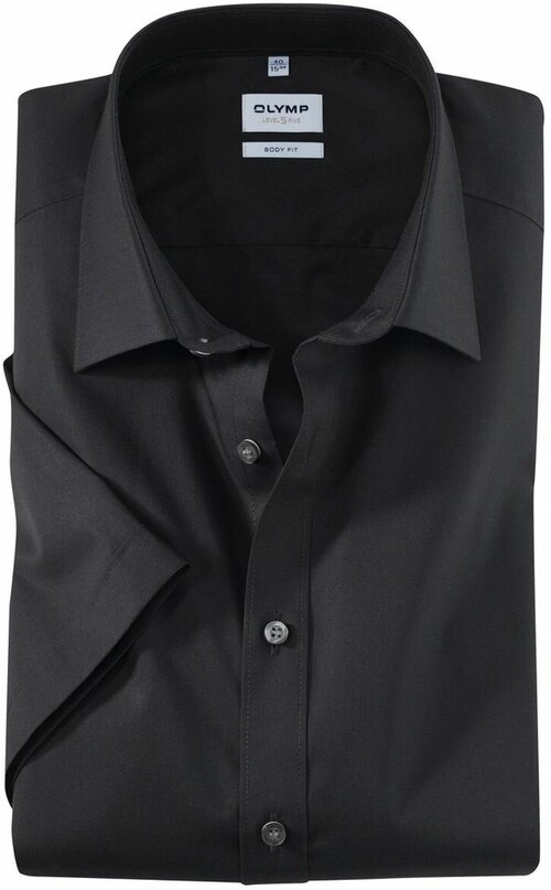 Рубашка OLYMP, размер 43, черный
