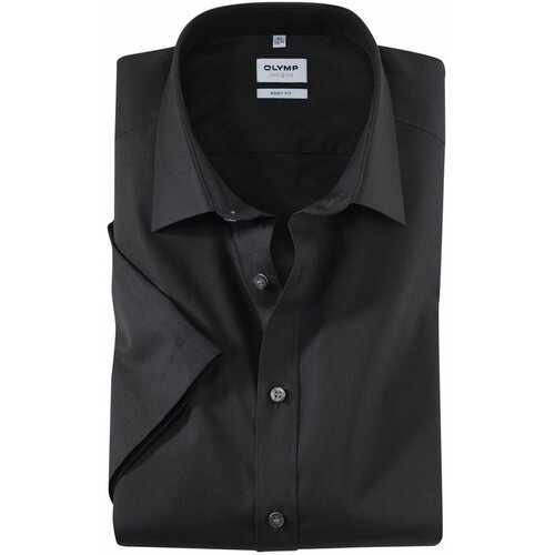 Рубашка OLYMP, размер 44, черный