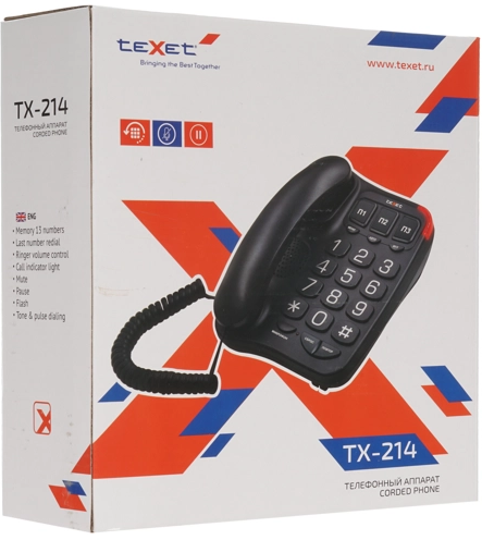 Телефон teXet TX-214