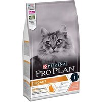 Сухой корм Purina Pro Plan Elegant для кошек, для поддержания красоты шерсти и здоровья кожи, с лососем, 1.5кг