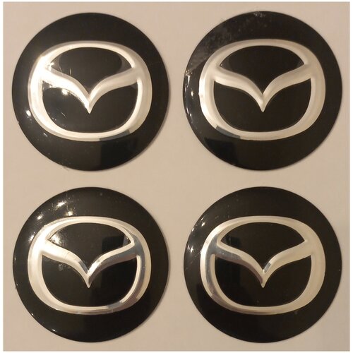 Наклейки на колесные диски Mazda Мазда / Наклейки на колесо / Наклейка на колпак / D 56 mm