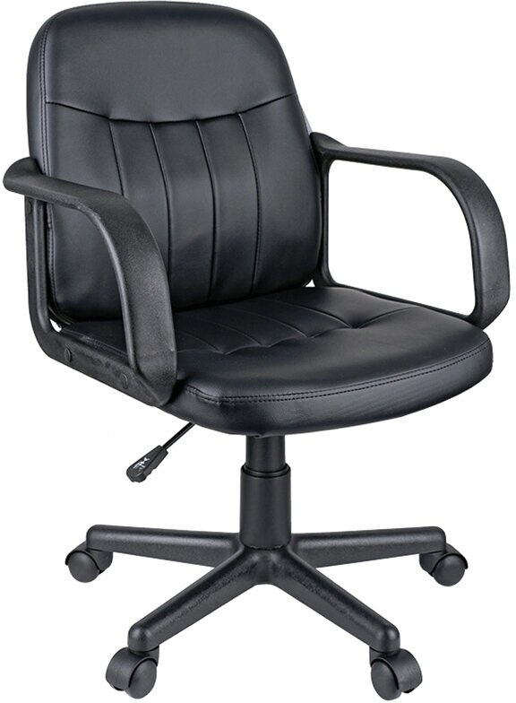Кресло офисное Helmi HL-M01 "Brief", экокожа черная