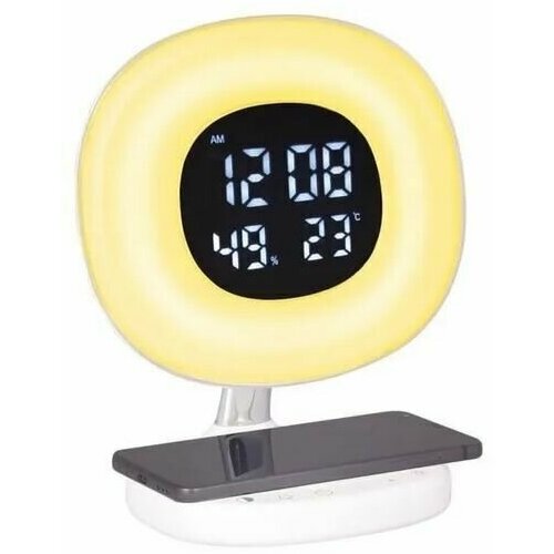 Радиоприемник часы-будильник Рассвет Плюс 20 имитация рассвета беспроводная зарядка 307300₽
