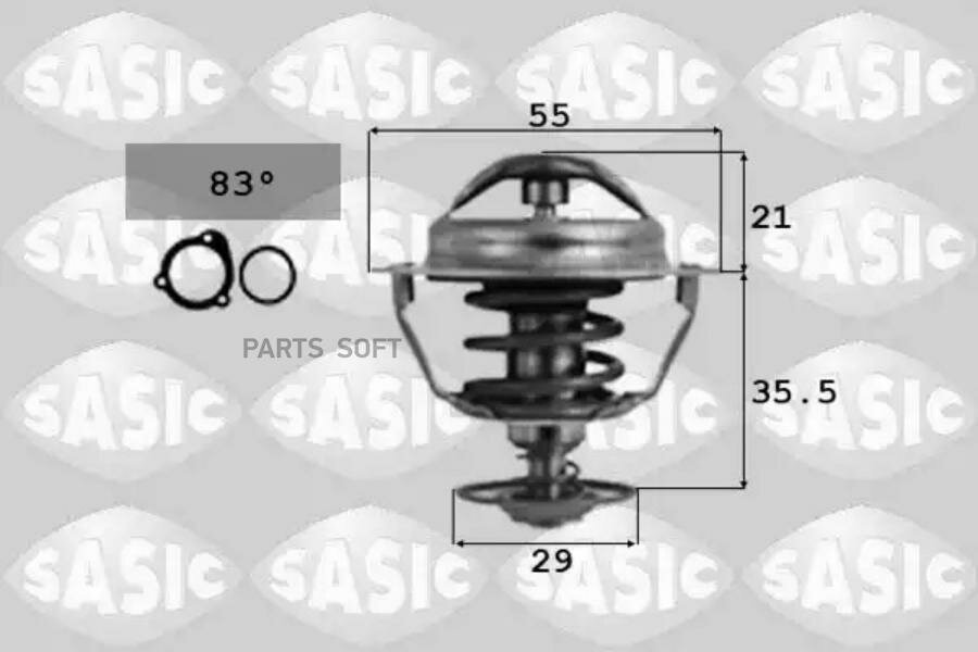 SASIC 4000365 Термостат, охлаждающая жидкость