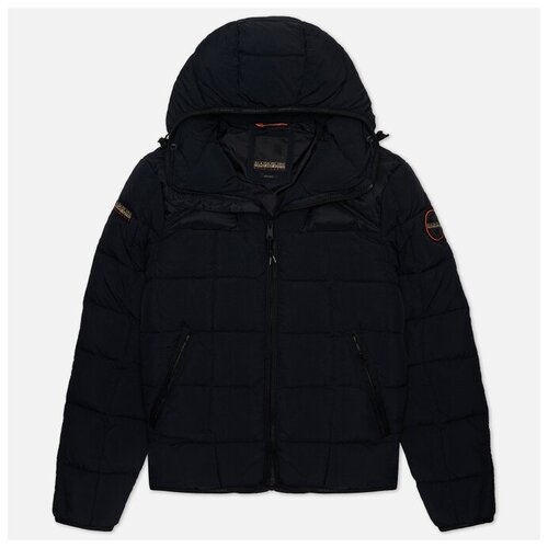 фото Мужской пуховик napapijri ariel чёрный, размер xl