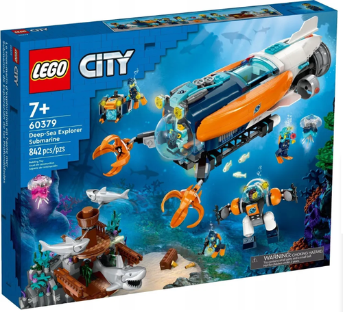 Конструктор LEGO City 60379 Глубоководная подводная лодка