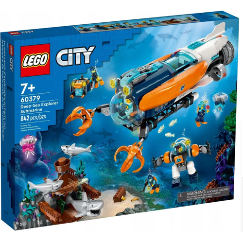 Конструктор LEGO City 60379 Глубоководная подводная лодка