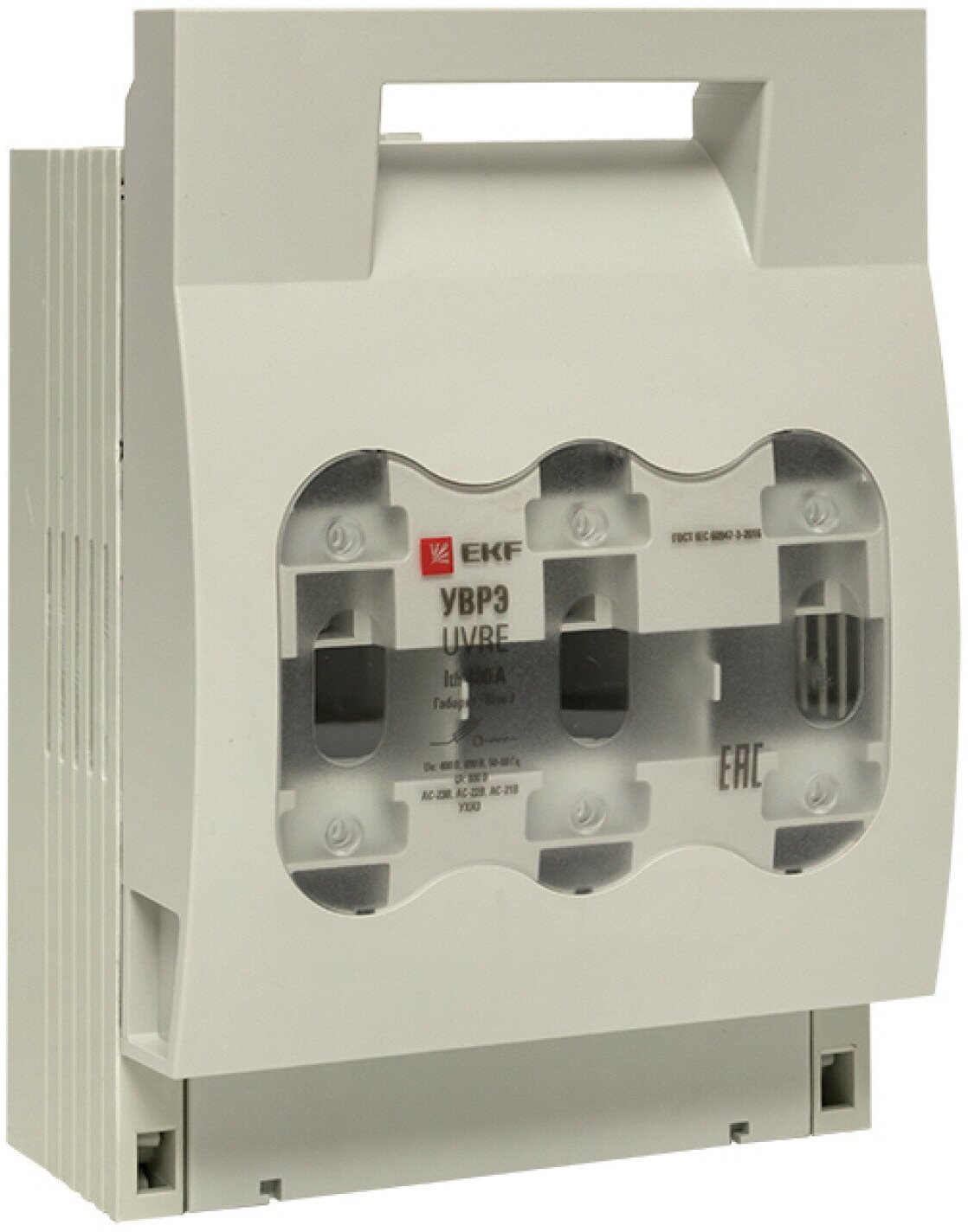 Выключатель-разъединитель уврэ 400А откидного типа под предохранители ППН (габ.2) EKF