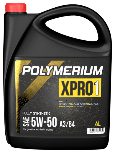 Polymerium XPRO1 5W-50 A3/B4 4L