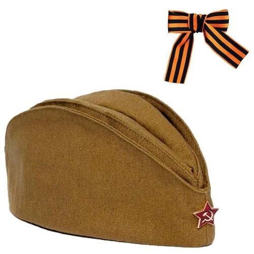 фото Страна карнавалия набор военного, 2 предмета: пилотка, георгиевская лента mikimarket