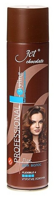 Лак для волос Jet chocolate Flexible maxi 