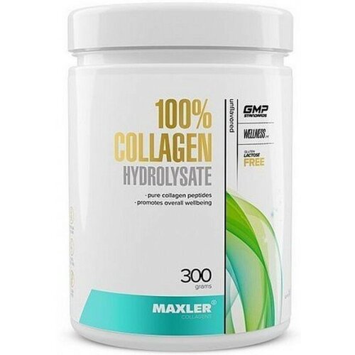 Макслер 100% Collagen Hydrolysate , Гидролизованный коллаген Говяжий ,300 грамм (can) - Нейтральный