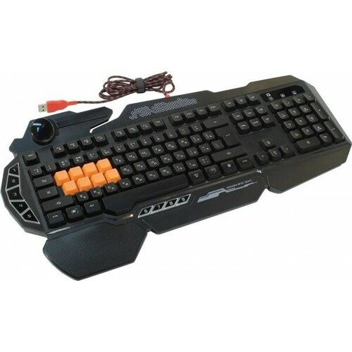 Клавиатура A4 Bloody B318 черный USB Multimedia Gamer LED подставка для запястий B318 432000₽