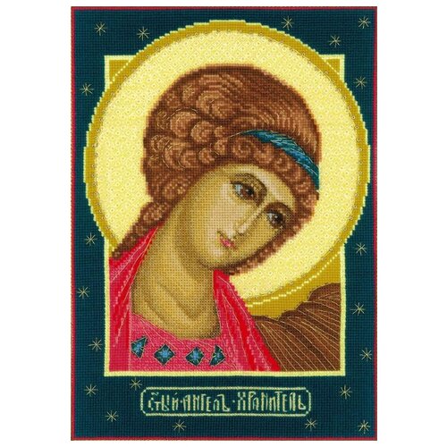 фото Риолис набор для вышивания бисером и нитками ангел хранитель 21 х 30 см (1674)