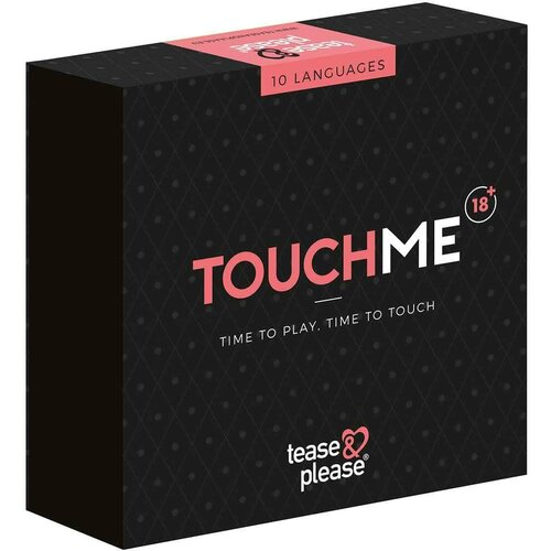 Настольная игра для любовной прелюдии Touch Me (Цвет: черный с коралловым)