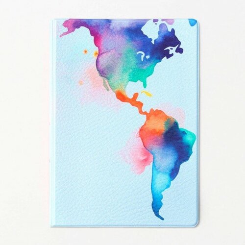 Обложка для паспорта UNKNOWN, голубой