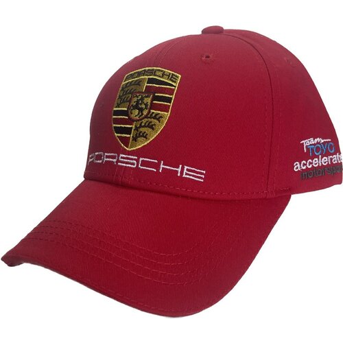 Бейсболка Porsche Design ПОРШЕ бейсболка мужская PORSCHE кепка мужская, размер one, красный бейсболка porsche design размер 48 56 черный