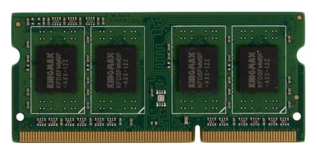 Модуль памяти SODIMM DDR3 8GB Kingmax KM-SD3-1600-8GS PC3-12800 1600MHz CL11 204-pin 1.5V RTL