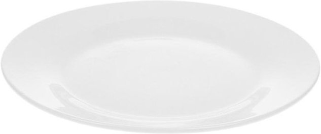 Тарелка Collage мелкая, фарфоровая, белая, d=22,5см, (фк389)