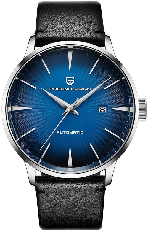 Наручные часы Pagani Design, черный, синий