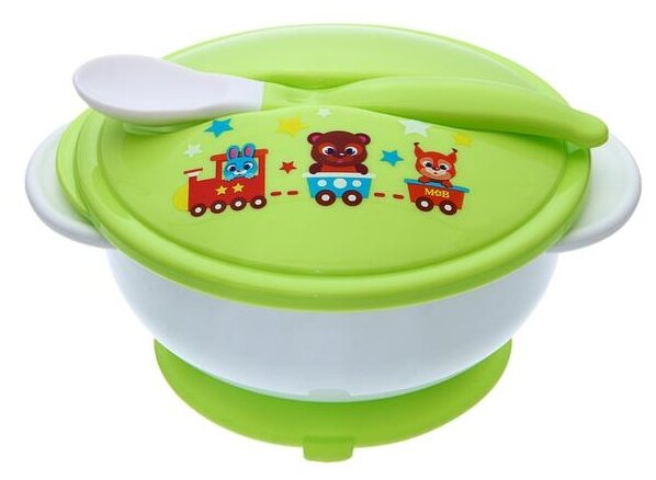 Набор детской посуды Mum&Baby Друзья, 3 предмета (3630399)