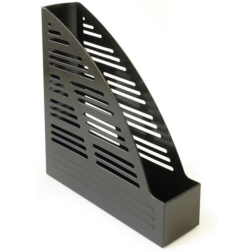 Лоток вертикальный Buro Премиум 285x240x70мм черный пластик 1229₽