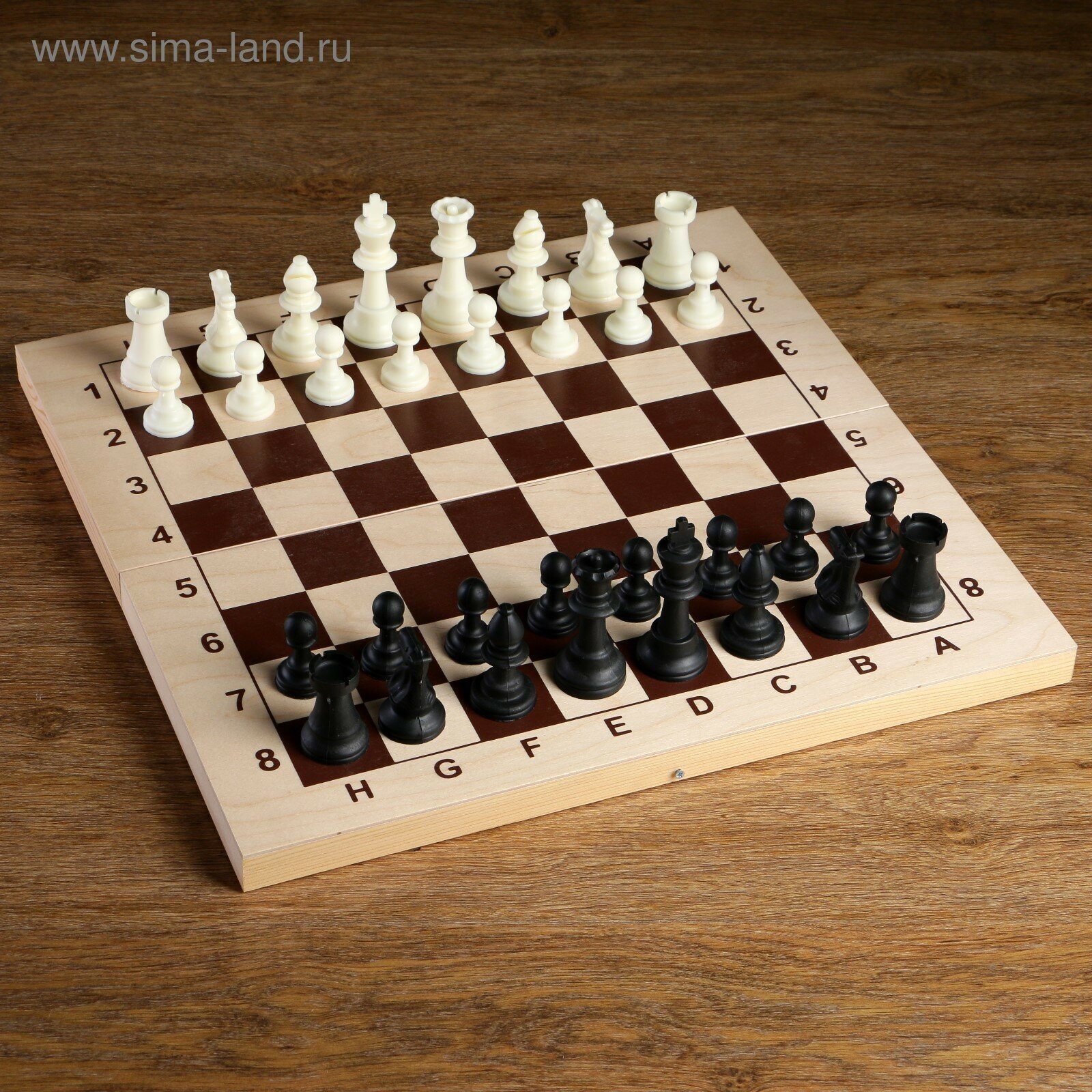 Шахматные фигуры, пластик, король h-9 см, пешка h-4.1 см (1шт.)