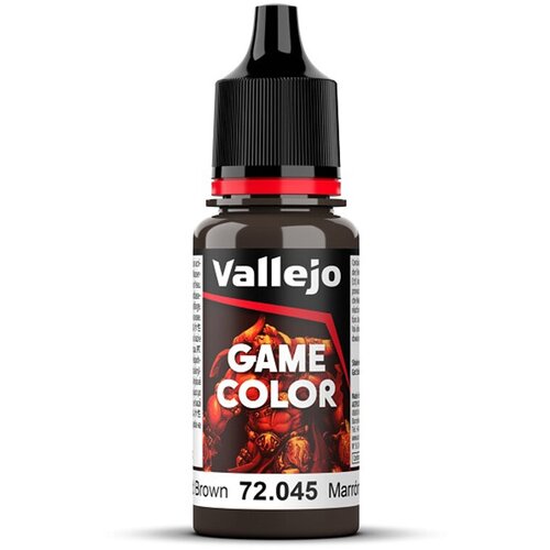 Краска Vallejo серии Game Color - Charred Brown 72045 (17 мл)