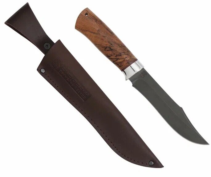 Нож "Волк" (сталь Х12МФ, граб стабилизированный-ал.)