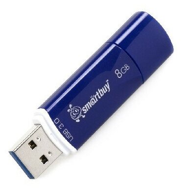 USB флеш (SMARTBUY (SB8GBCRW-Bl) 8GB CROWN BLUE USB 3.0)