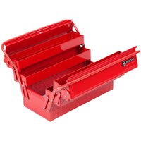 Ящик инструментальный, 5 отсеков, раскладной, красный мастак 510-05420R