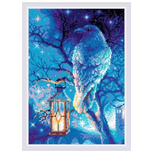 фото Am0043 набор алмазной мозаики риолис 'мудрый ворон' 27*38см