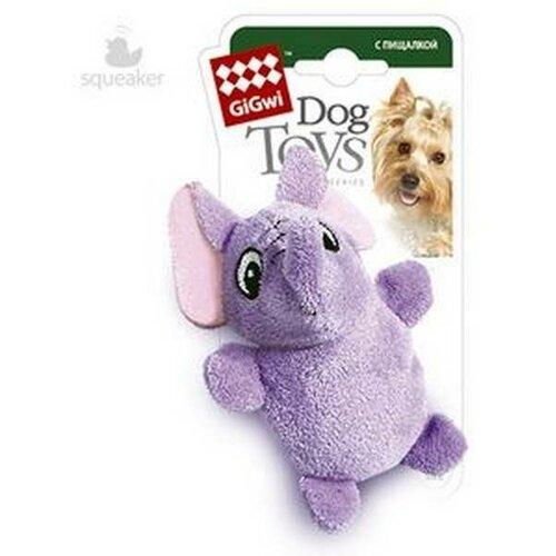 Gigwi Dog Toys Слоник (75013) 9 см (3 штуки)