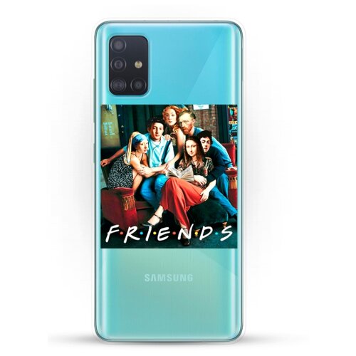 фото Силиконовый чехол друзья на samsung galaxy a51 andy & paul