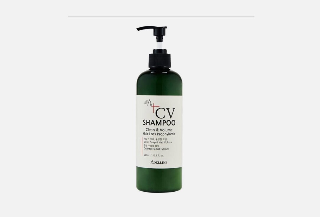Шампунь против выпадения волос Adelline Clean & Volume Shampoo / объём 500 мл