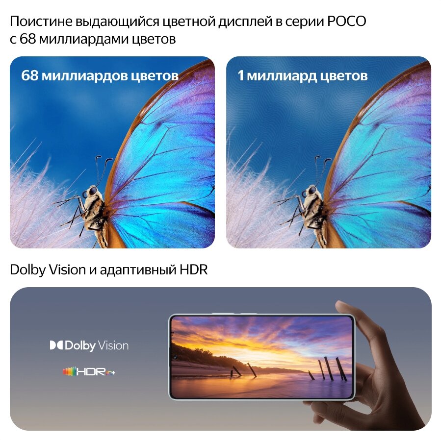 Смартфон Poco F5 RU 8/256Gb Blue - фото №12