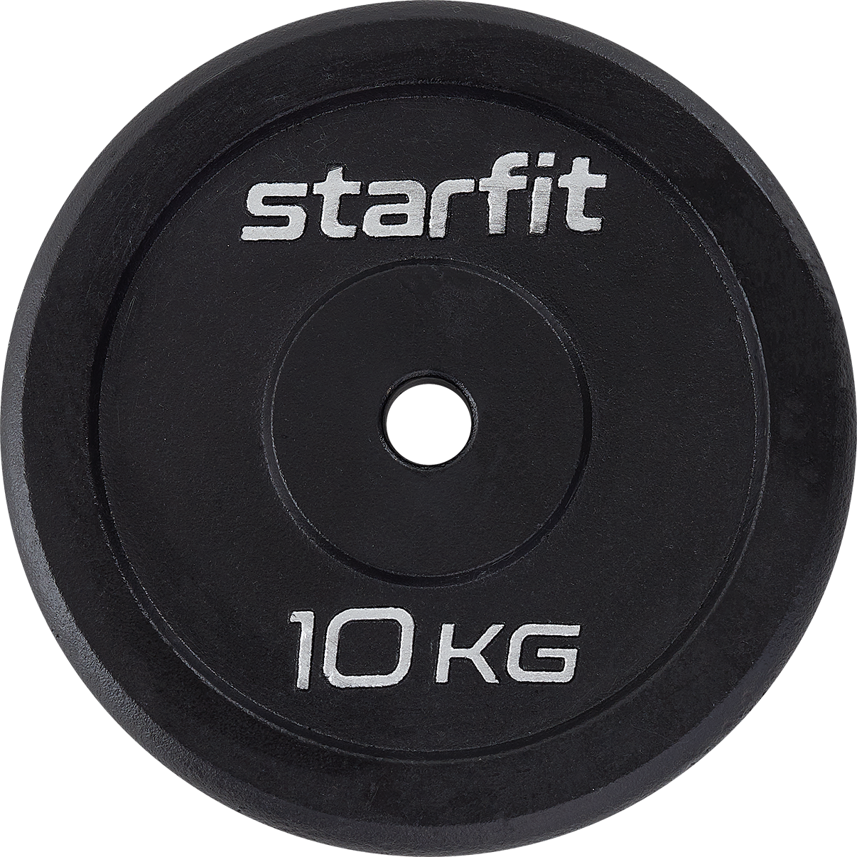 Диск Starfit BB-204 для штанги без покр. 10кг черный (УТ-00009822) - фото №9