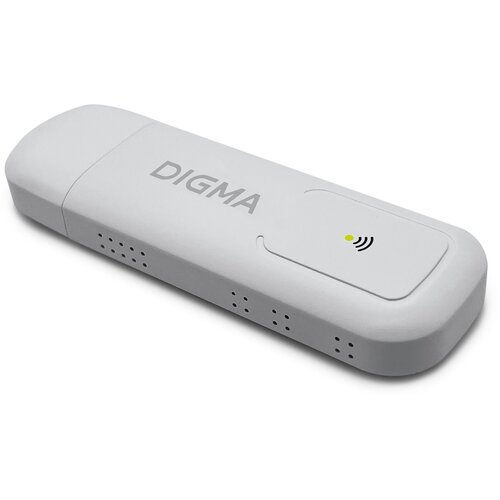 Модем DIGMA Dongle WiFi DW1960 3G/4G внешний, белый