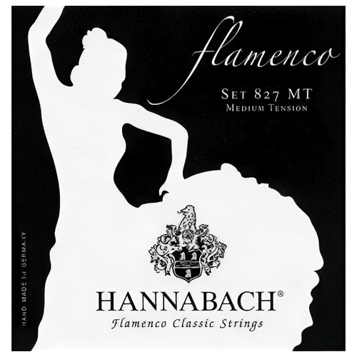 Комплект струн для гитары фламенко Hannabach E827MT косынка dan
